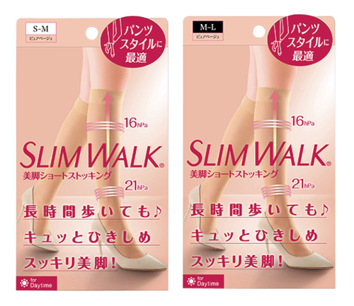 スリムウォーク 美脚ショートストッキング
