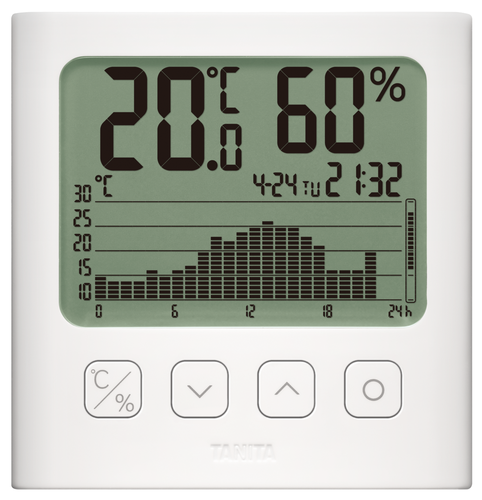 タニタ グラフ付デジタル温湿度計