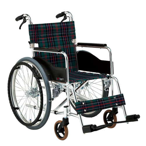 松永製作所 アルミ製自走型車いす（ドラム付）