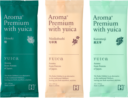 Pocket Oshibori VB‐COSME‐ AROMA Premium with yuica