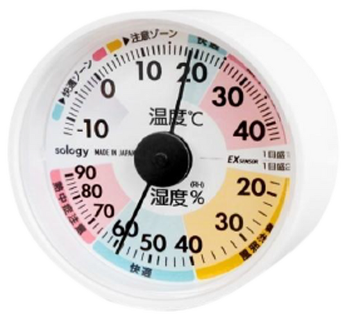 アナログ温湿度計 小型