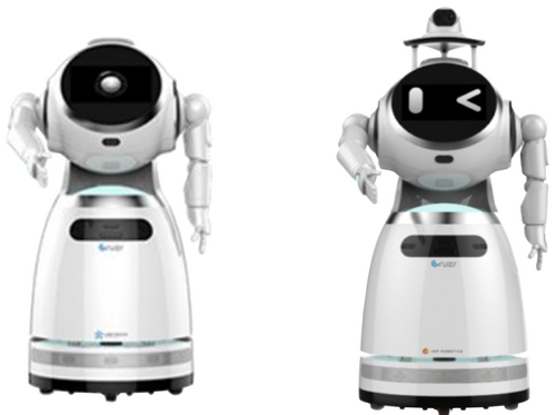 AI案内･面会･検温ロボット Cruzr Anti-Epiモデル