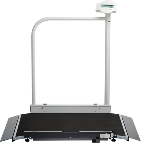 seca デジタルハンドレール付車椅子用体重計（検定付）